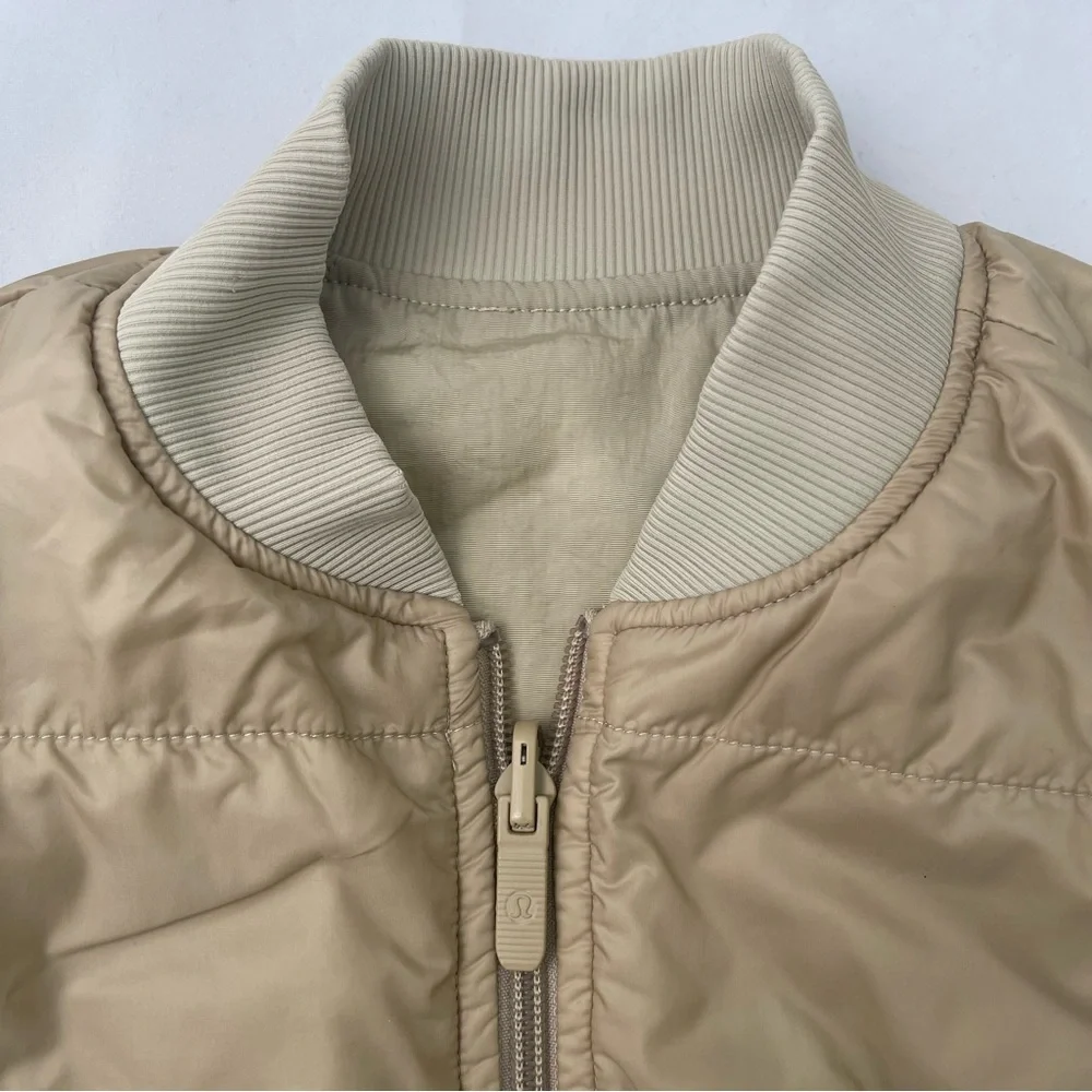 Lululemon Non-Stop Bomber Jacket Size 2 Reversible - Picture 9 of 13